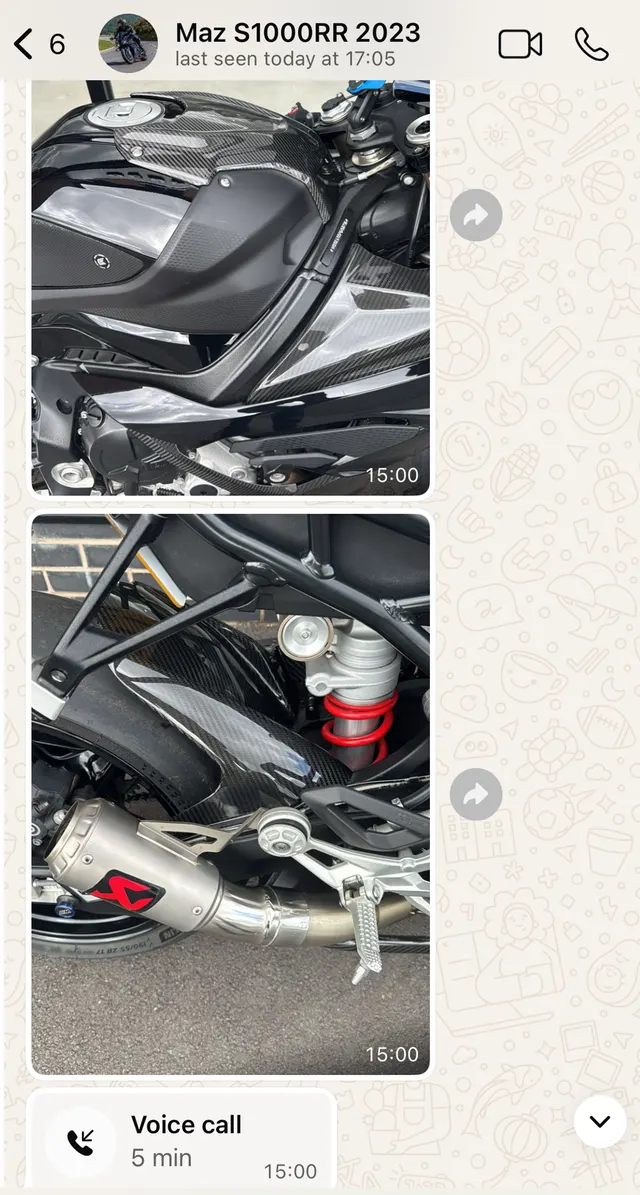 Customer WhatsApp screenshot — customer 4